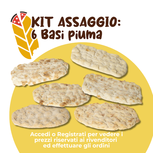 KIT ASSAGGIO: 6 Basi Piuma